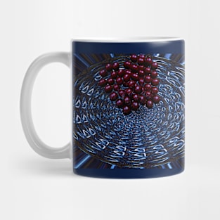 Dish with Red Cherries Mug